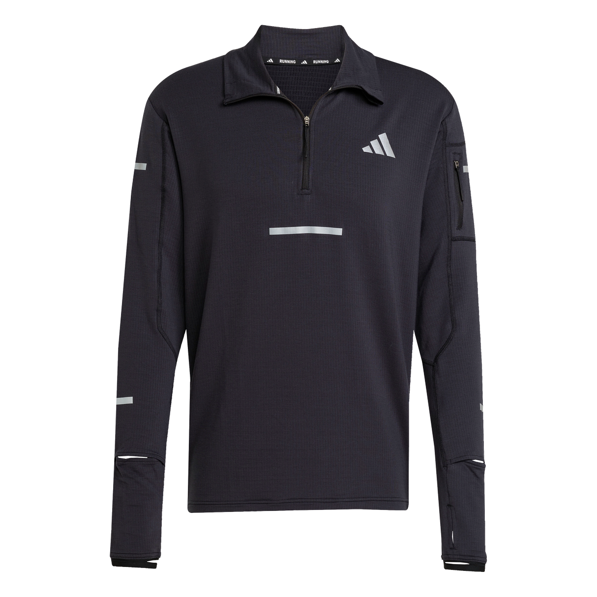 ADIDAS - Maglia Da Running Adi365 CLIMAWARM+ Half Zip - Uomo - Black - image 1