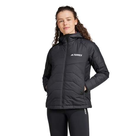 ADIDAS - Giacca TERREX Multi Synthetic Insulated Hooded - Donna - Black - image 3