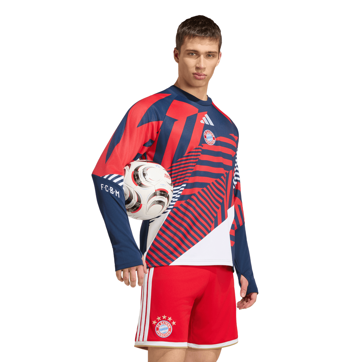 ADIDAS - Fc Bayern 26/27 Pre Match Warm Top - Uomo - Blue - image 2