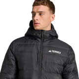 ADIDAS - TERREX Multi Essentials CLIMAWARM Light Down Hooded Jacket - Uomo - Black - image 5