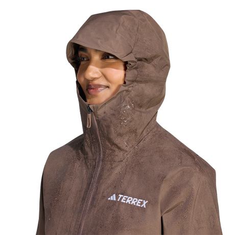 ADIDAS - TERREX Xperior 2 Layer GORE-TEX Performance Jacket - Donna - Brown - image 6