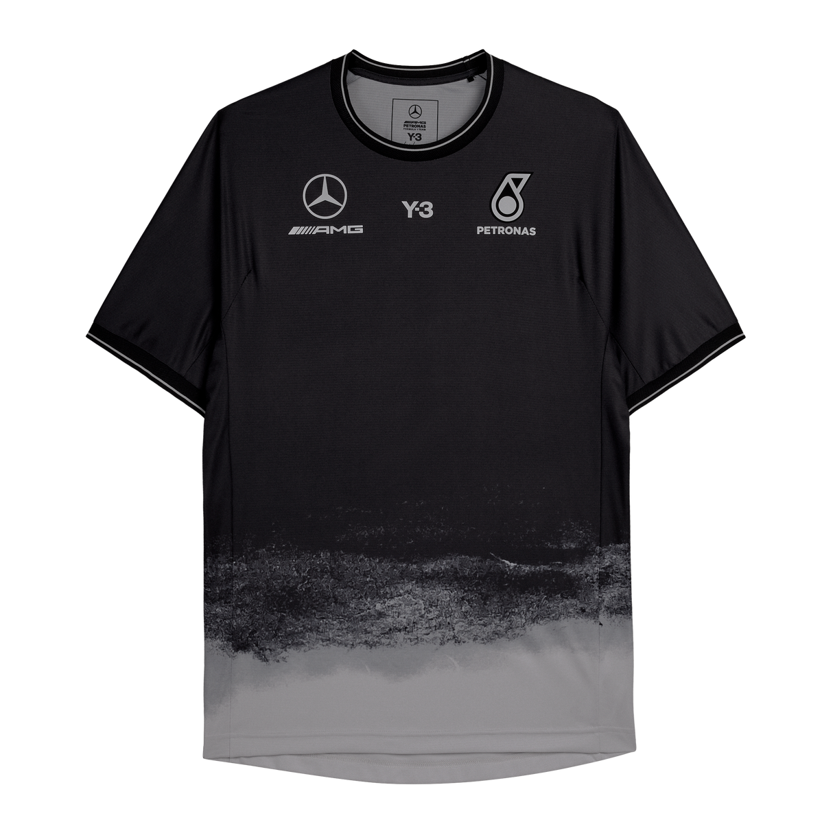 ADIDAS - Y-3 Mercedes - Amg Petronas Formula 1 Team Mechanics Short Sleeve Jersey - Black - image 1