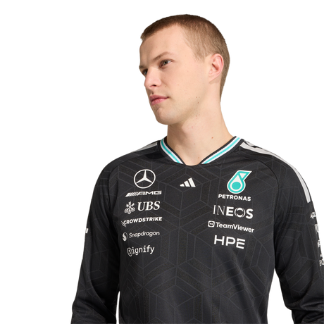 ADIDAS - Maglia Autentica A Maniche Lunghe Mercedes-Amg Petronas Formula 1 Team Driver - Uomo - image 12