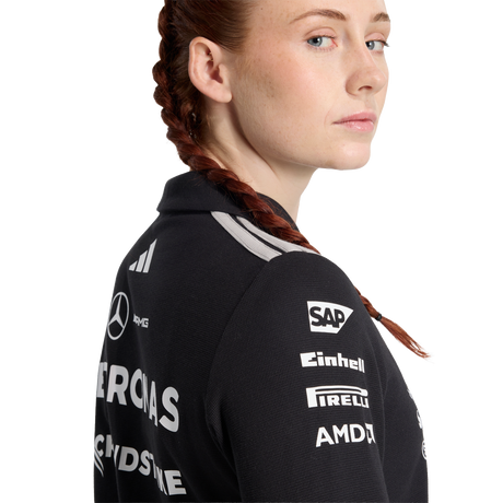 ADIDAS - Mercedes - Amg Petronas Formula 1 Team Engineers Polo Longsleeve - Donna - Black - image 6