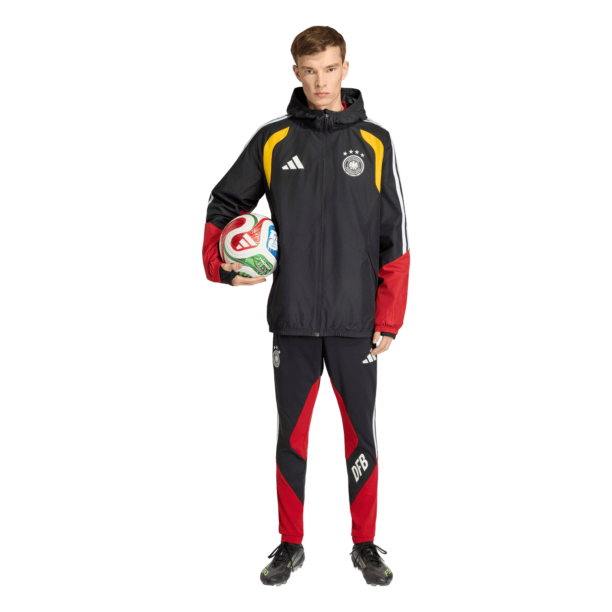 ADIDAS - Germany 26 Tiro All Weather Jacket - Uomo - Black - image 5