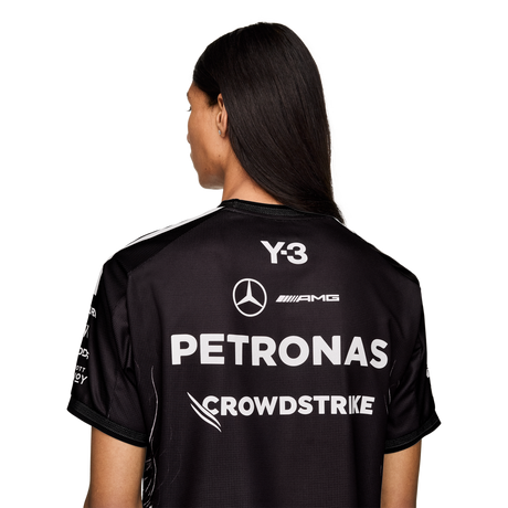 ADIDAS - Y-3 Mercedes - Amg Petronas Formula 1 Team Driver Short Sleeve Jersey - Black - image 8