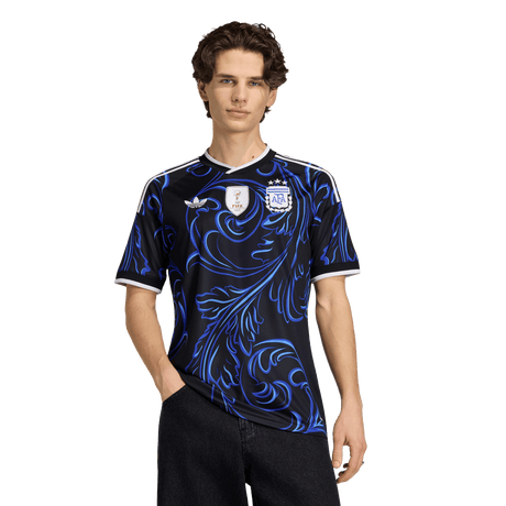 ADIDAS - Argentina 26 Away Jersey - Uomo - Black - image 3