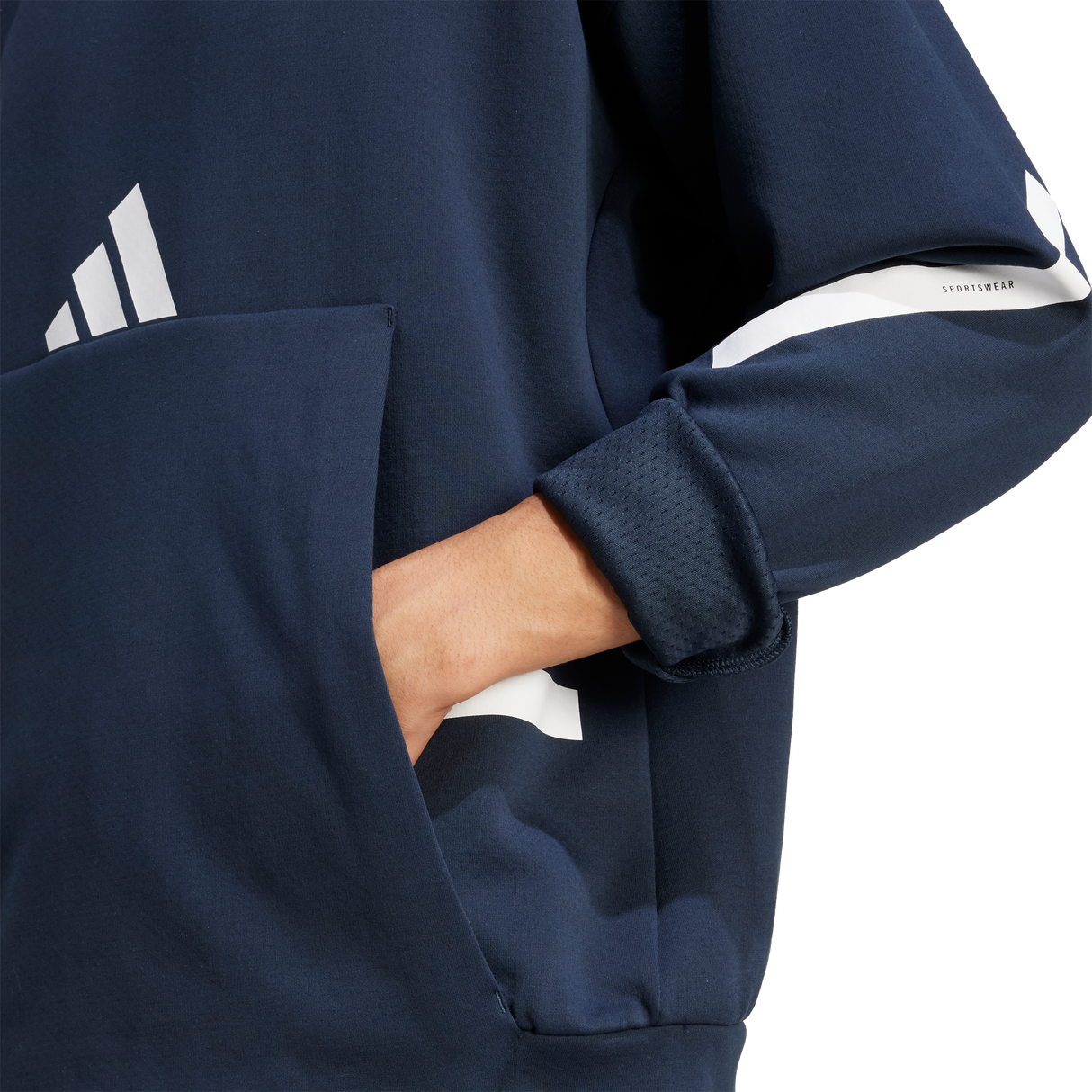 ADIDAS - Hoodie Z.N.E. - Uomo - Blue - image 5