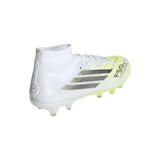 ADIDAS - Scarpe Da Calcio Per Terreni Naturali Compatti/Superfici In Erba Artificiale F50 Sparkfusion Pro Mid Cut - Donna - White - image 6