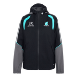 ADIDAS - Mercedes - Amg Petronas Formula 1 Team Mechanics Rain Jacket - Donna - Black - image 1