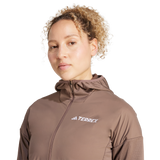 ADIDAS - Giacca Con Cappuccio TERREX Xperior CLIMAWARM+ Wind Light Fleece - Donna - image 12