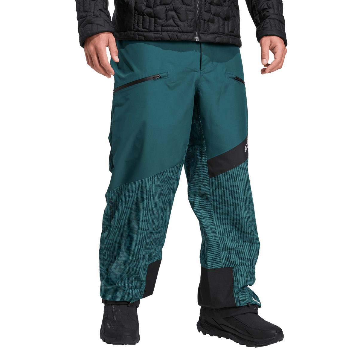 ADIDAS - TERREX Techrock Hybrid PRIMEKNIT CLIMAPROOF Pants - Uomo - Blue - image 4