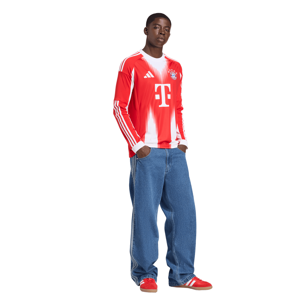 ADIDAS - Maglia Home 25/26 Long Sleeve Fc Bayern München - Uomo - Red - image 5