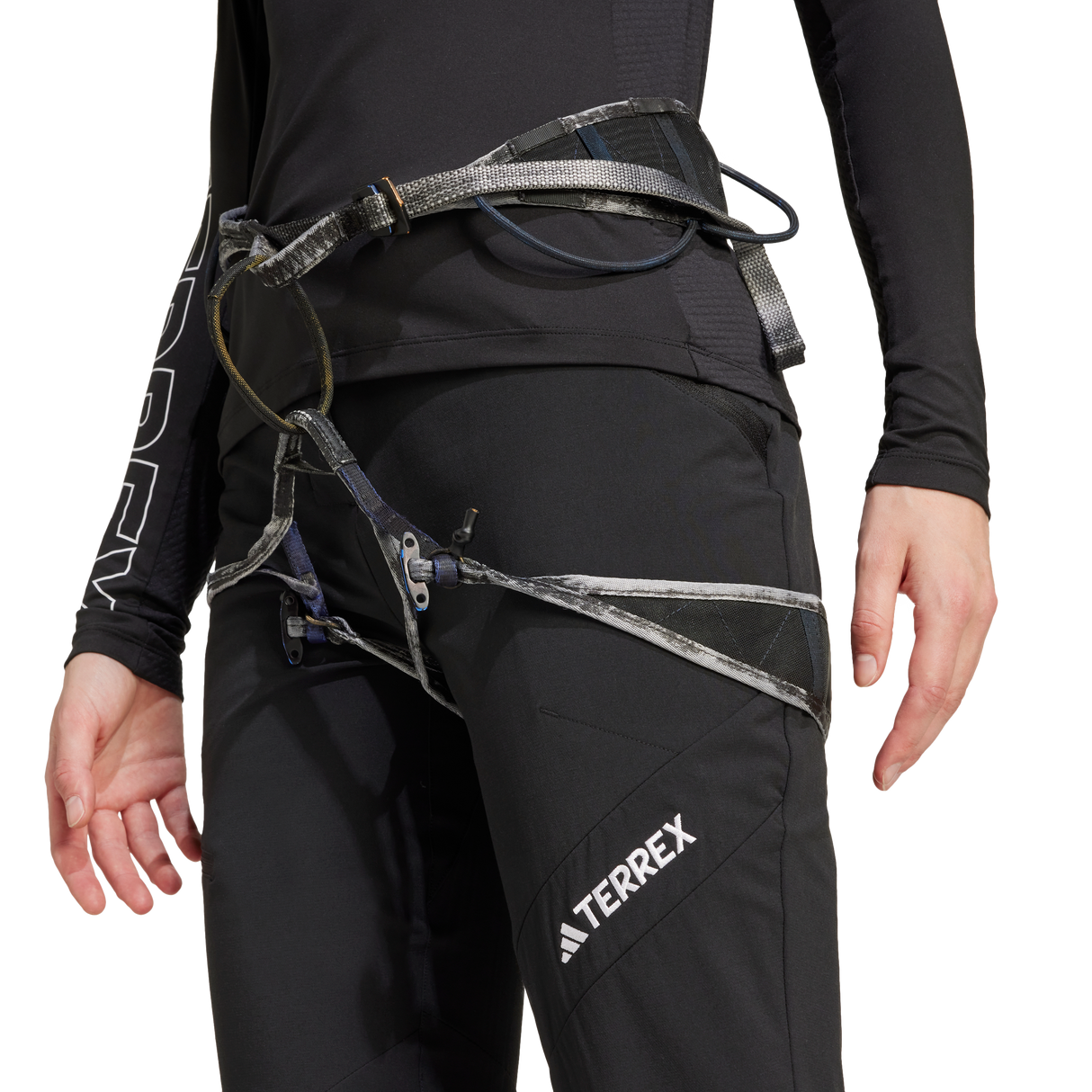 ADIDAS - Pantaloni Techrock Brushed Softshell - Donna - Black - image 8