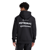 ADIDAS - Felpa Con Cappuccio Mercedes-Amg Petronas Formula 1 Team Driver - Uomo - Black - image 3