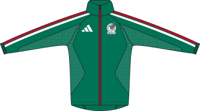 ADIDAS - Mexico Home Anthem Jacket Kids - Green - image 1