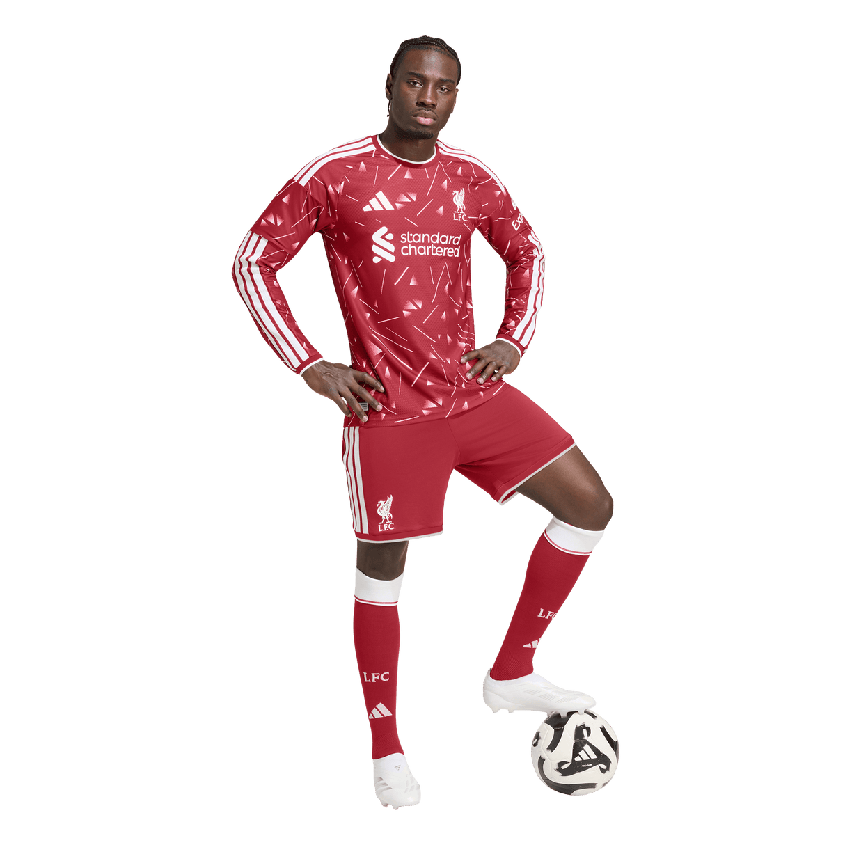 ADIDAS - Liverpool Fc 26/27 Home Authentic Jersey Longsleeve - Uomo - Red - image 6