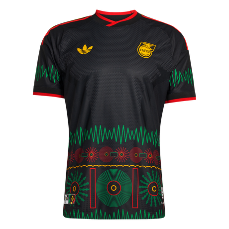 ADIDAS - Maglia Da Trasferta Authentic X Bob Marley Giamaica 26 - Uomo - Black - image 1