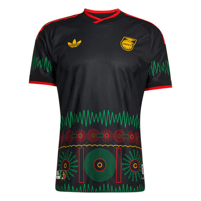ADIDAS - Maglia Da Trasferta Authentic X Bob Marley Giamaica 26 - Uomo - Black - image 1
