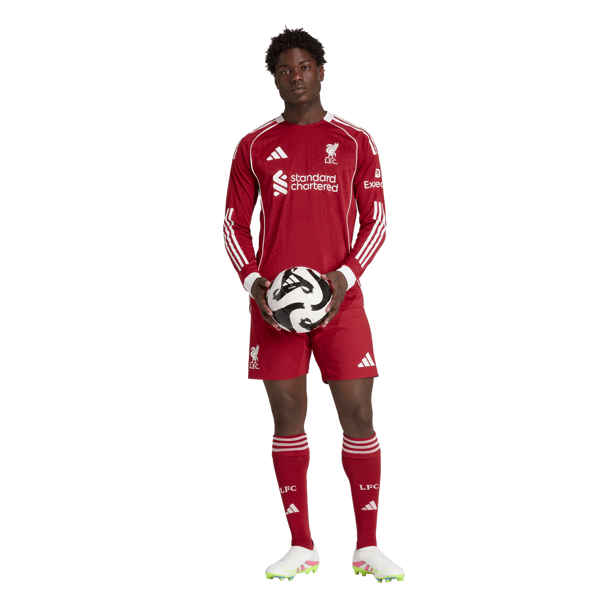 ADIDAS - Liverpool Fc 25/26 Home Authentic Jersey Longsleeve - Uomo - Black - image 6