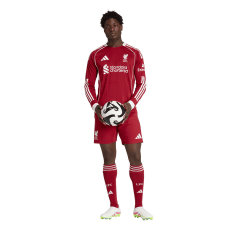 ADIDAS - Liverpool Fc 25/26 Home Authentic Jersey Longsleeve - Uomo - Black - image 6