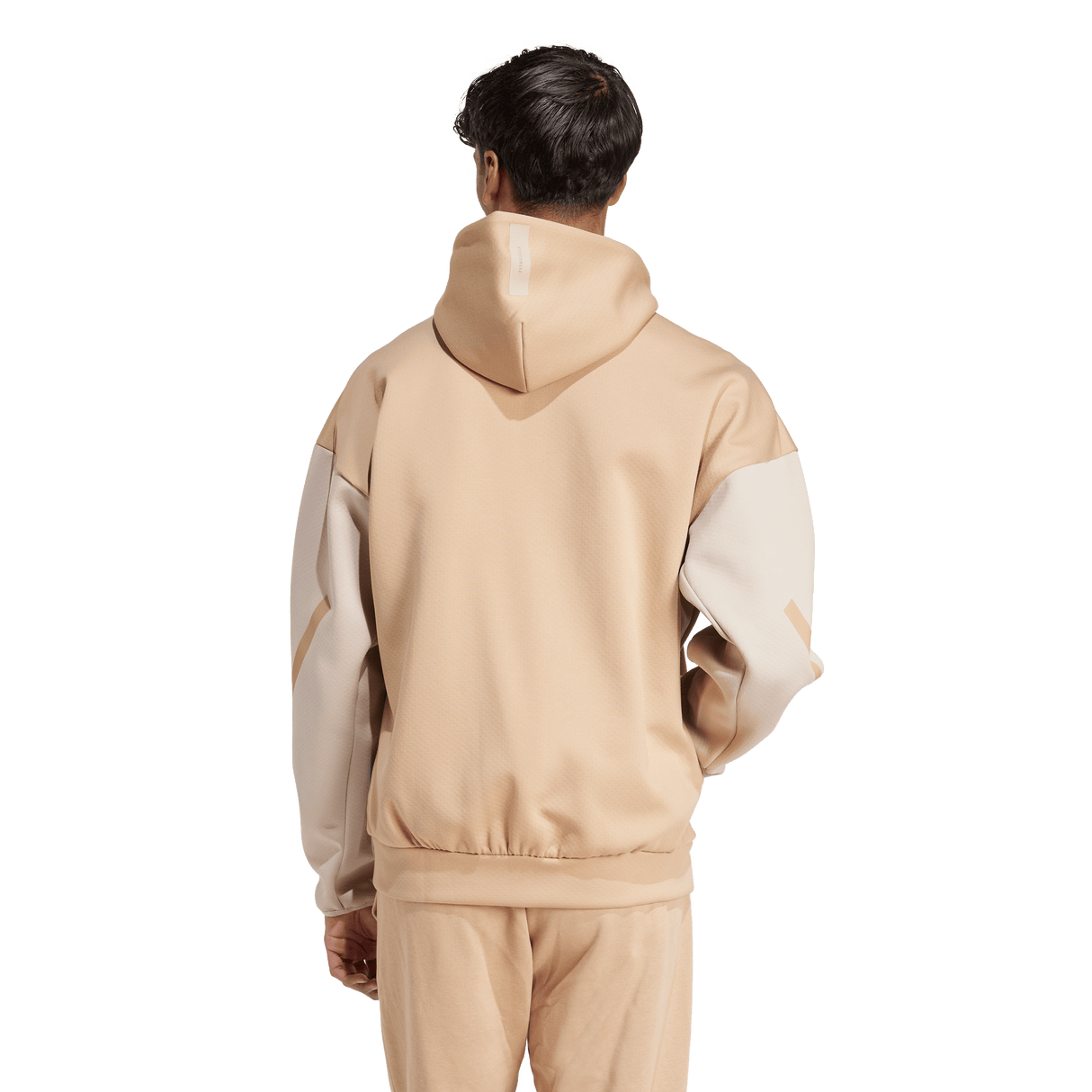 ADIDAS - Z.N.E. Adidas Felpa Con Cappuccio E Zip Integrale - Uomo - Brown - image 3