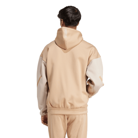 ADIDAS - Z.N.E. Adidas Felpa Con Cappuccio E Zip Integrale - Uomo - Brown - image 3