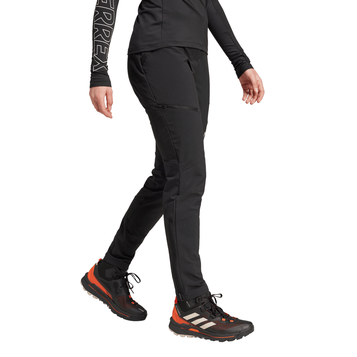 ADIDAS - Pantaloni Techrock Brushed Softshell - Donna - Black - image 5