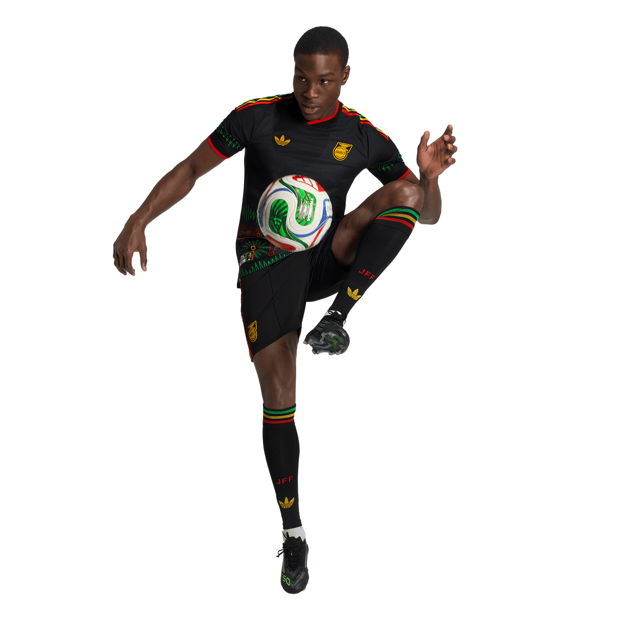 ADIDAS - Maglia Da Trasferta Authentic X Bob Marley Giamaica 26 - Uomo - Black - image 5