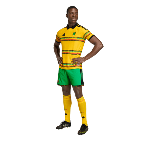 ADIDAS - Maglia Home Giamaica 26 Authentic X Bob Marley - Uomo - Yellow - image 6