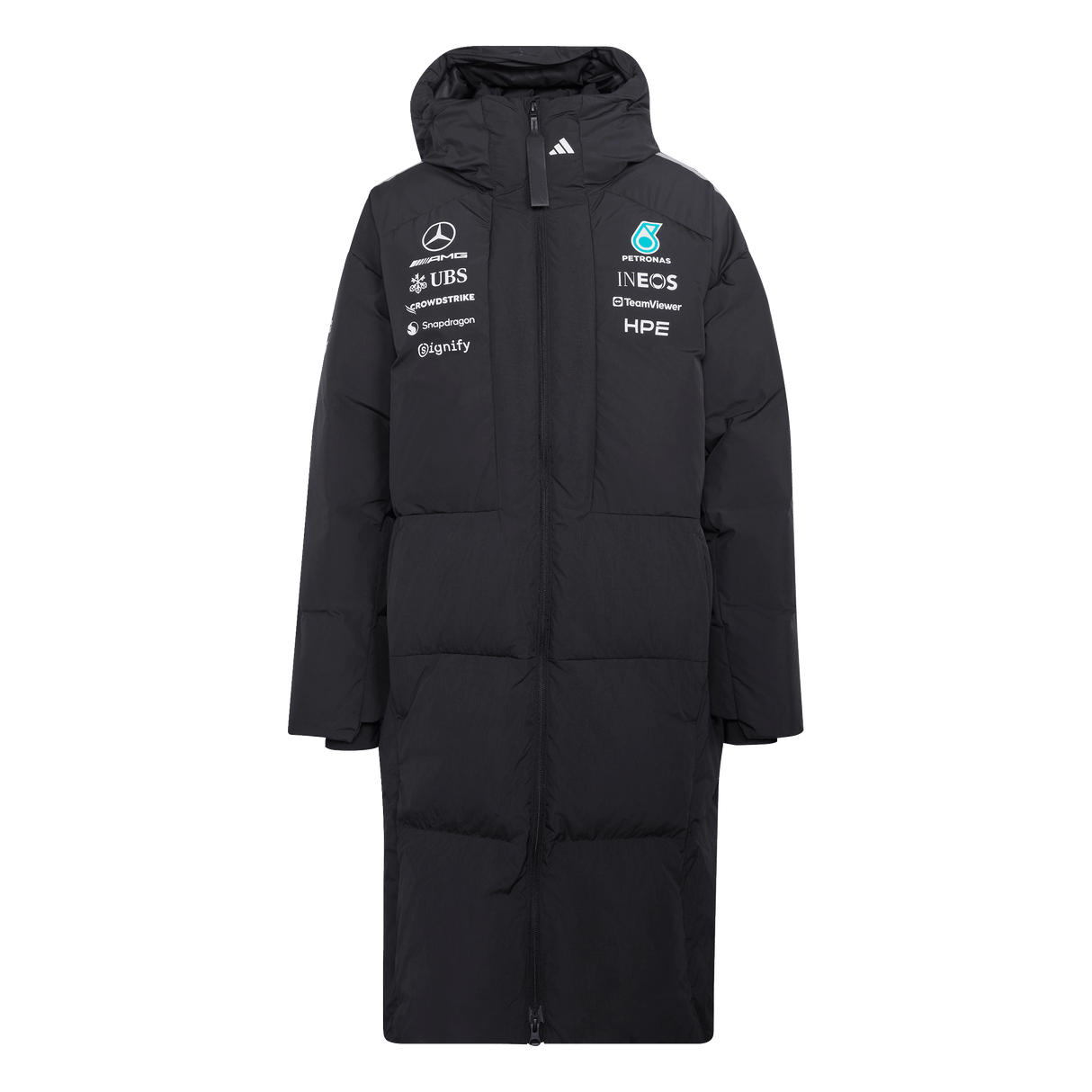 ADIDAS - Mercedes - Amg Petronas Formula 1 Team Engineers Winter Jacket - Donna - Black - image 1