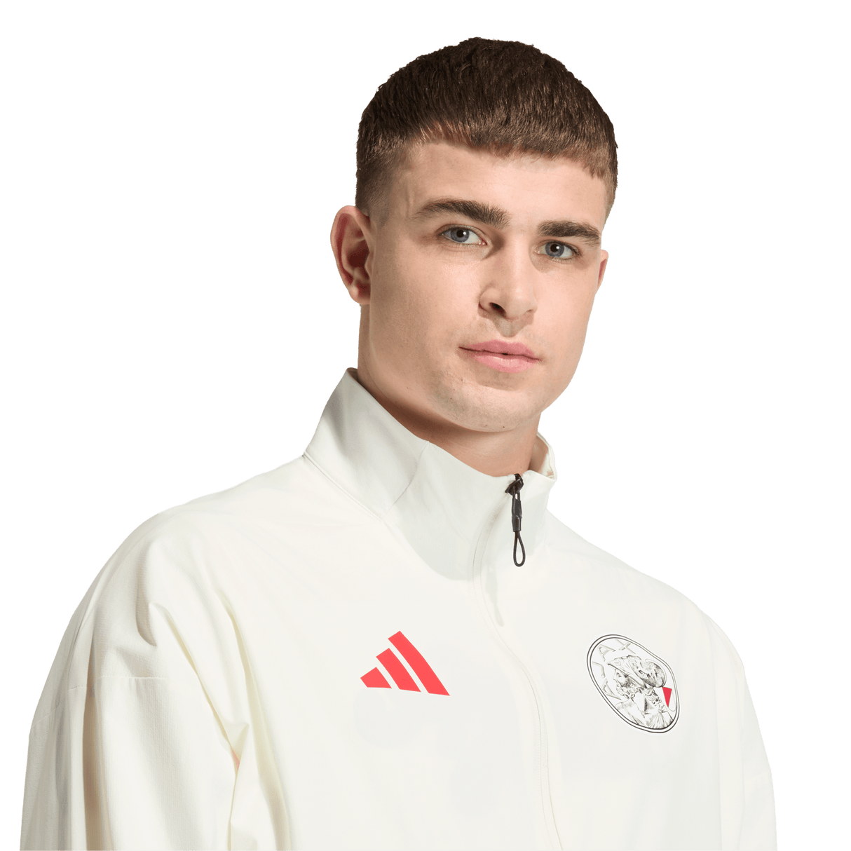 ADIDAS - Ajax Amsterdam Z.N.E. Anthem Jacket - Uomo - White - image 5