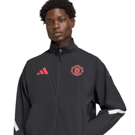 ADIDAS - Manchester United Z.N.E. Anthem Jacket - Uomo - Black - image 6