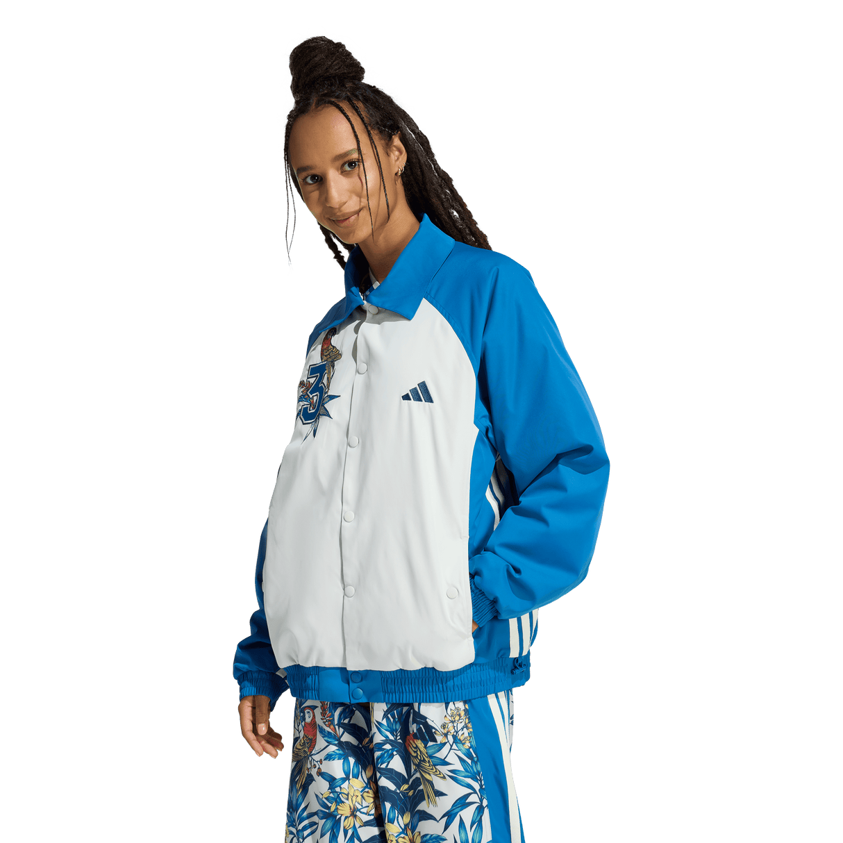 Adidas X Farm Rio Premium Jacket - Donna - Blue - image 2