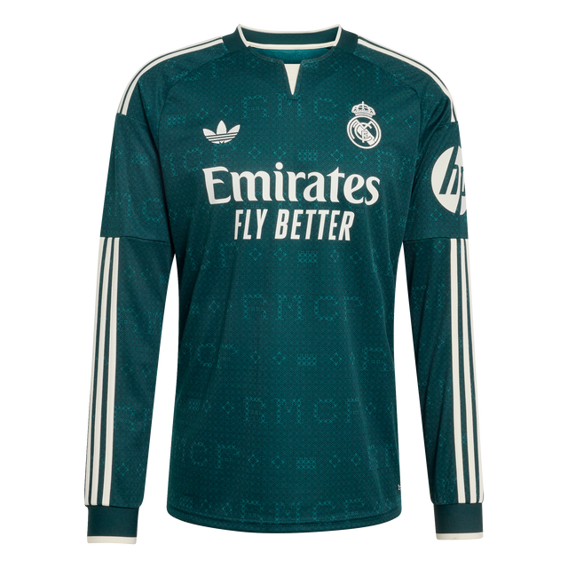 ADIDAS - Real Madrid 26/27 Away Jersey Long Sleeve - Uomo - Blue - image 1