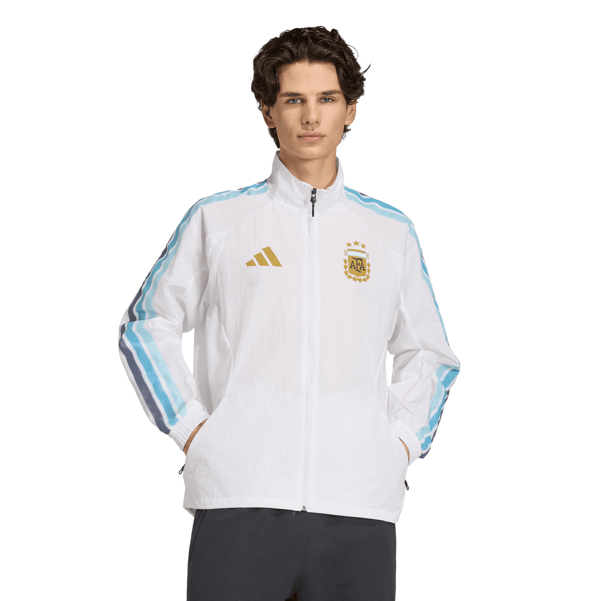 ADIDAS - Argentina Home Anthem Jacket - Uomo - White - image 2