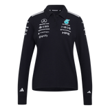 ADIDAS - Mercedes - Amg Petronas Formula 1 Team Engineers Polo Longsleeve - Donna - Black - image 1