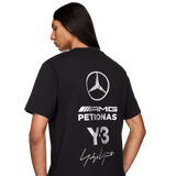 ADIDAS - Y-3 Mercedes - Amg Petronas Formula 1 Team Logo Stack Short Sleeve Tee - image 8