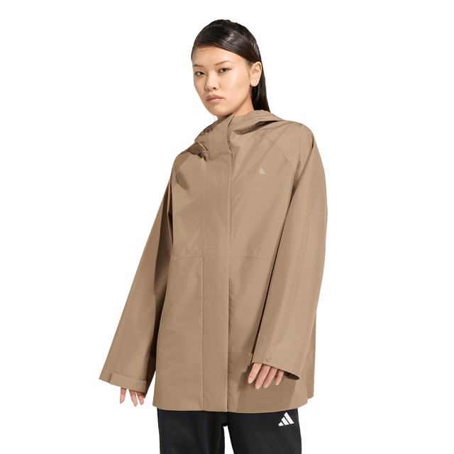 ADIDAS - Essentials Rain Parka Jacket - Donna - Black - image 6
