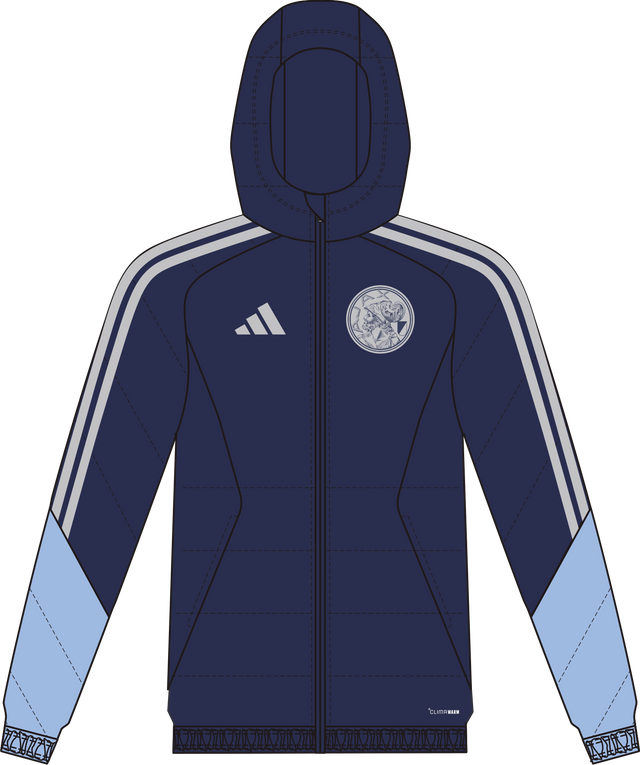 ADIDAS - Ajax Amsterdam 26/27 Tiro26 Winter Jacket - Uomo - Blue - image 1