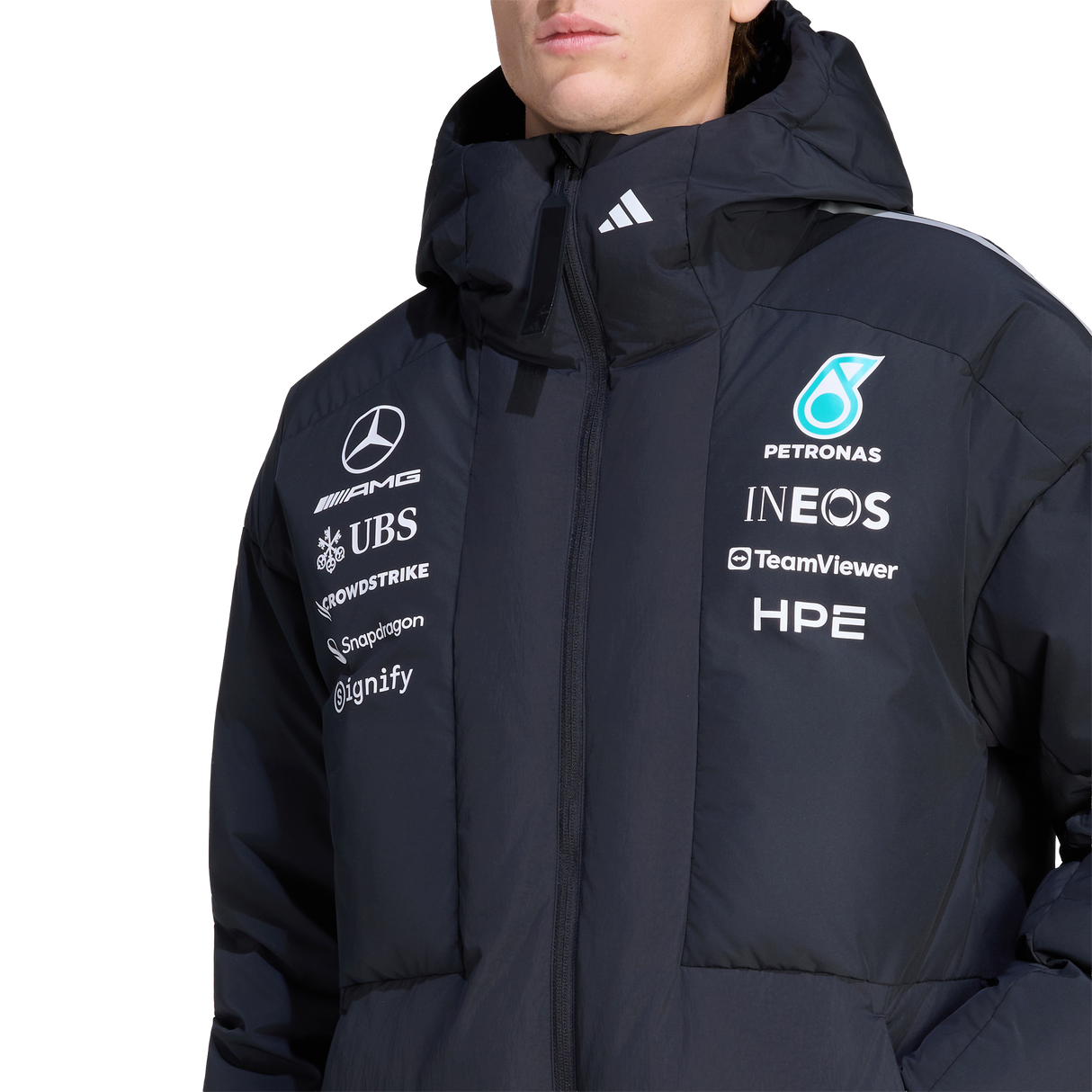 ADIDAS - Giacca Invernale Mercedes-Amg Petronas Formula 1 Team Engineers - Uomo - Black - image 5