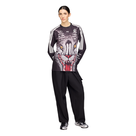 ADIDAS - Y-3 Mercedes - Amg Petronas Formula 1 Team Driver Long Sleeve Jersey - Black - image 6