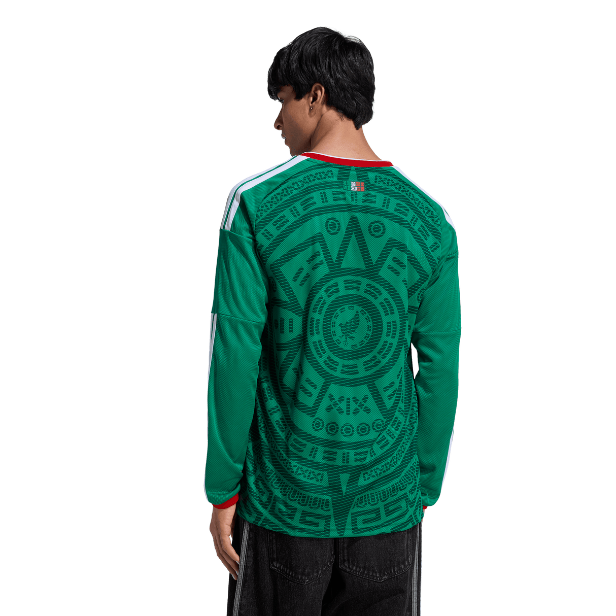 ADIDAS - Maglia Home Long Sleeve Mexico 26 - Uomo - Green - image 4