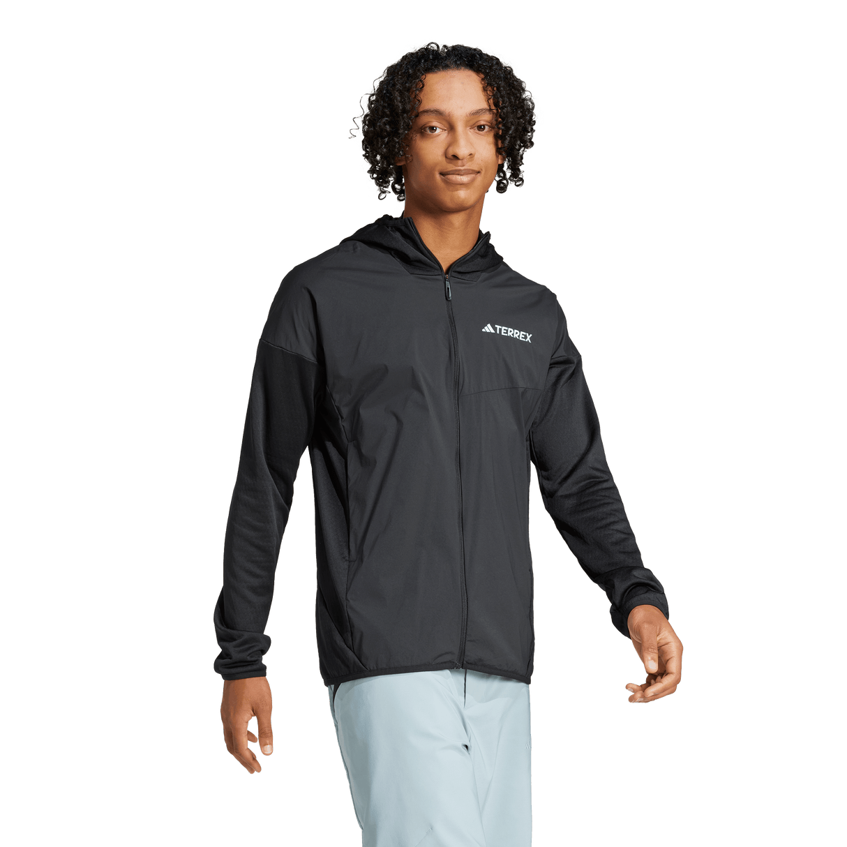ADIDAS - Giacca Con Cappuccio TERREX Xperior CLIMAWARM+ Wind Light Fleece - Uomo - image 4