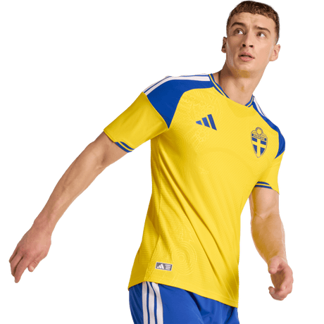 ADIDAS - Sweden 26 Home Authentic Jersey - Uomo - Yellow - image 7
