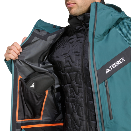 ADIDAS - TERREX Techrock Hybrid PRIMEKNIT CLIMAPROOF+ Jacket - Uomo - image 15
