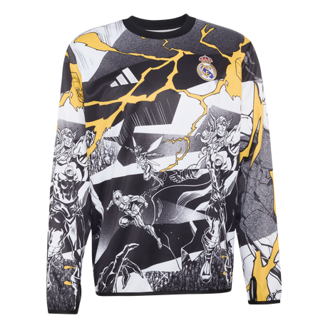 ADIDAS - Maglia Adidas Avengers Pre-Match Warm Real Madrid 25/26 - Uomo - White - image 1