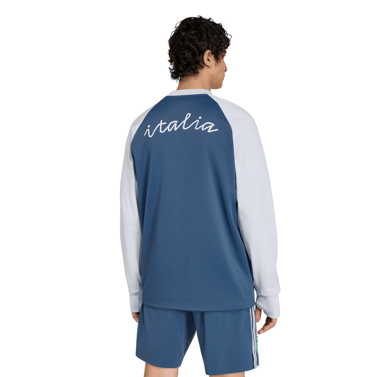 ADIDAS - Italy 26 Away Pre-Match Warm Top - Uomo - Blue - image 3