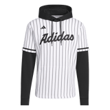 ADIDAS - Maglia Con Cappuccio Adidas Dugout Pinstripe - Uomo - White - image 1