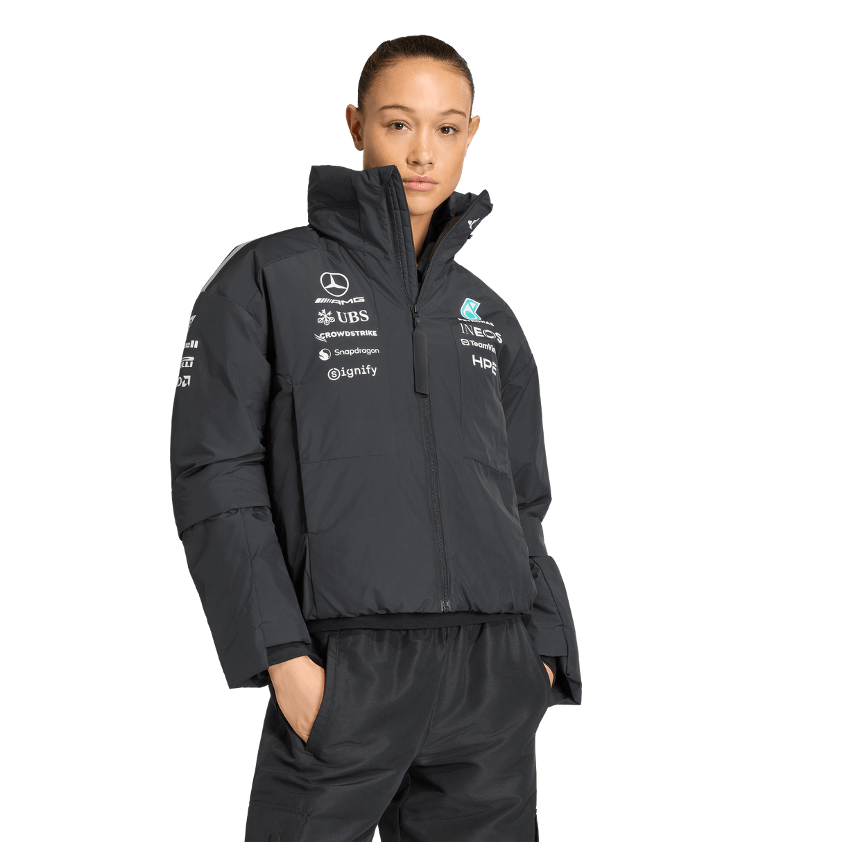 ADIDAS - Giacca Mercedes-Amg Petronas Formula 1 Team Engineers - Donna - Black - image 4